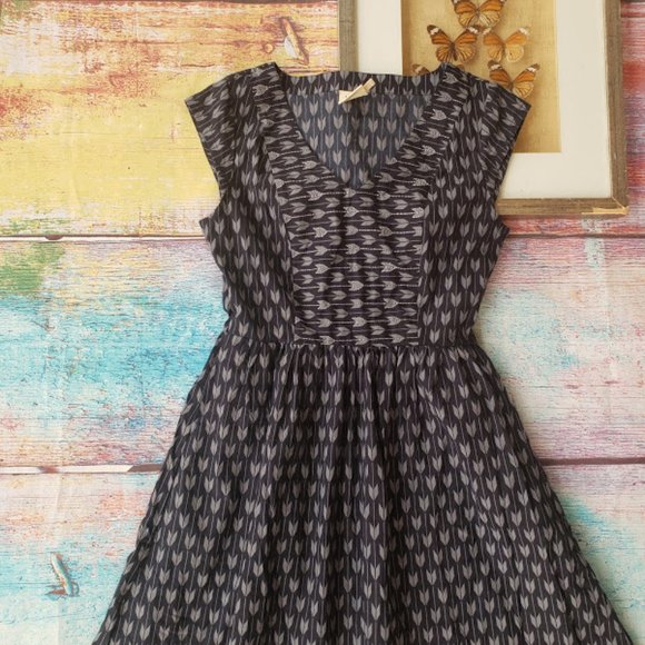 Modcloth Skillshare in the Air A-Line Arrows Dress - Picture 6 of 12